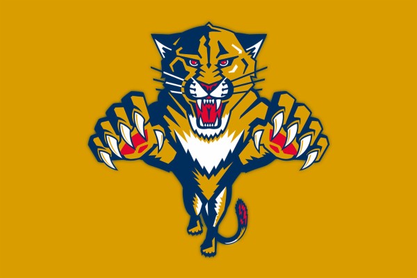 Florida Panthers, 4k, Material Design, Logo, Nhl, Red - Florida