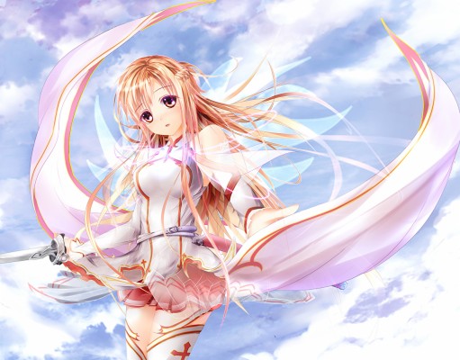 sword art online asuna iphone wallpaper