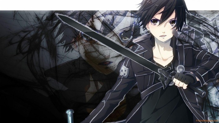 Anime Wallpaper Sword Art Online Kirito 19x1080 Wallpaper Teahub Io