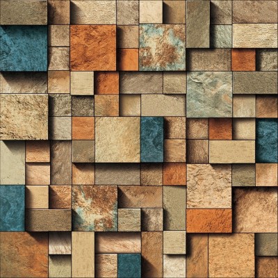 Commercial 3d Brick Design Wallpapers - Office 3d Wallpaper Texture -  1000x1000 Wallpaper 