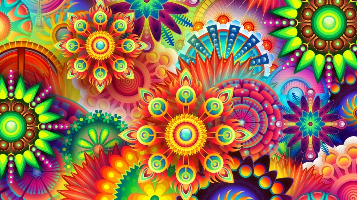 Summer Of Love Psychedelic Art - 3840x2160 Wallpaper - teahub.io