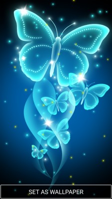 Neon Butterfly Live Wallpaper - Pink Beautiful Wallpaper Butterfly ...