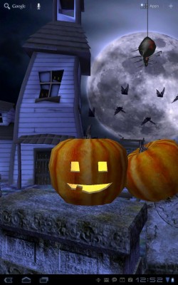 Halloween Live Wallpaper Decora - Full Moon - 800x1280 Wallpaper ...