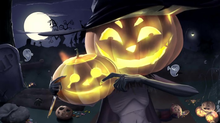Cool Halloween Live Wallpaper - Cartoon - 1920x1080 Wallpaper - teahub.io