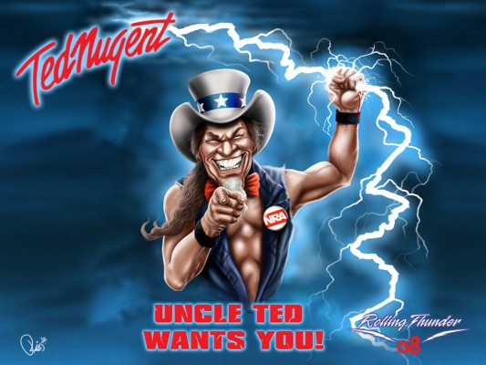 Nugent Wallpaper - Ted Nugent Uncle Sam - 1024x768 Wallpaper - teahub.io