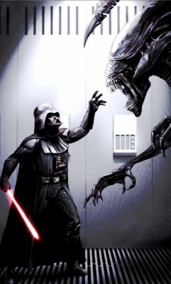 Darth Vader Vs Alien - 1920x1080 Wallpaper - teahub.io