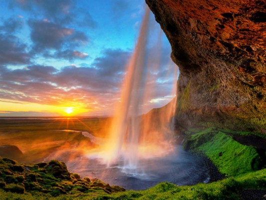 Seljalandsfoss Waterfall Iceland Uhd 8k Wallpaper - Waterfall ...