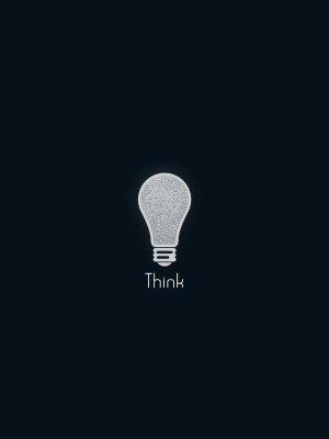 Bulb Think Minimalistic Darkness 1536x48 Wallpaper Teahub Io