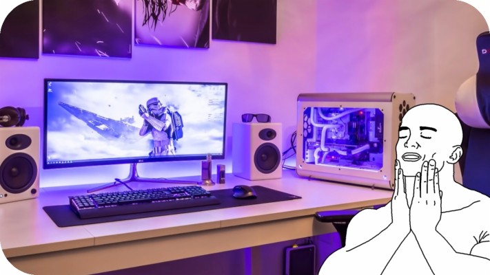 Black And White Pc Setup - 1280x720 Wallpaper Black And White Pc Setup - 1280x720 Wallpaper