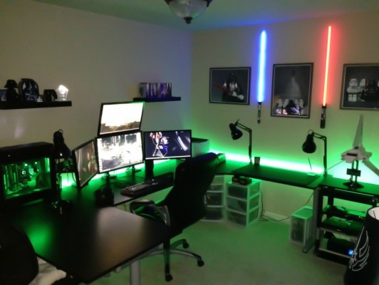 New Cool Gaming Bedroom Idea 47 Epic Video Game Room - Gaming Room  Decoration - 954x716 Wallpaper 