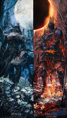 Bloodborne Dark Souls Poster 700x1226 Wallpaper Teahub Io