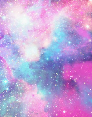 Cute Colorful Backgrounds - Blue Purple Pastel Galaxy - 736x1308 ...