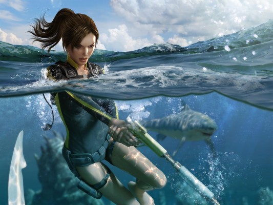 Tomb Raider Underworld Wallpaper Hd - 1280x595 Wallpaper - teahub.io