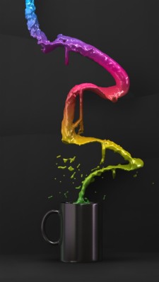 Wallpapers For Iphone 5 3d 162 640×1136 - Coffee Splash Wallpapers Hd  - HD Wallpaper