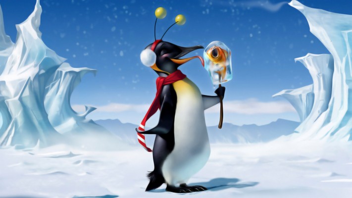Penguin Christmas Wallpaper - Christmas Wallpaper Penguin - 900x1600